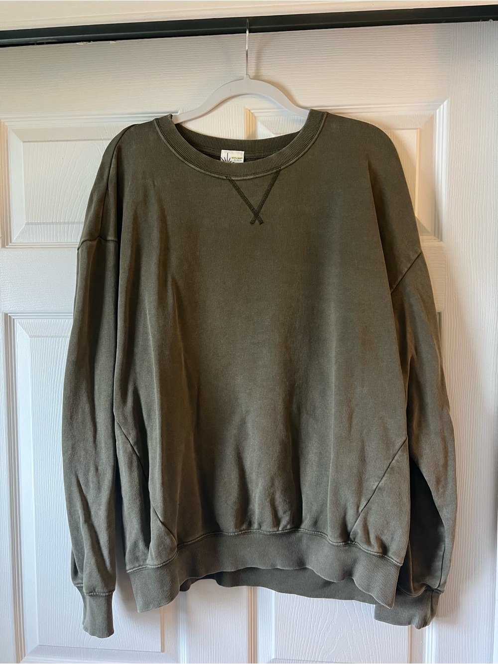 Aerie Offline Women’s Olive Green Crewneck Sweatshirt